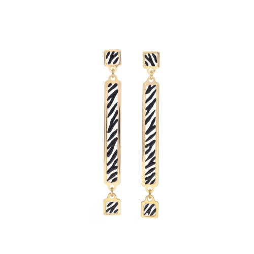 Серьги Francesca Bianchi, с эмалью, FB25.2-32D золотистый