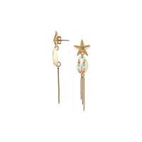Серьги Franck Herval, Darya, кристалл Swarovski, морская раковина, FH26.2-12-70341 золотистый