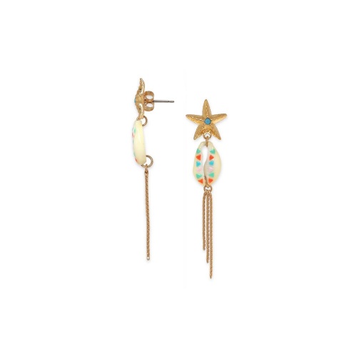 Серьги Franck Herval, Darya, кристалл Swarovski, морская раковина, FH26.2-12-70341 золотистый