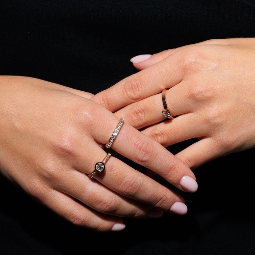 Кольцо Coeur de Lion Crystal-Gold, 0146/40-1816 58 фото 4