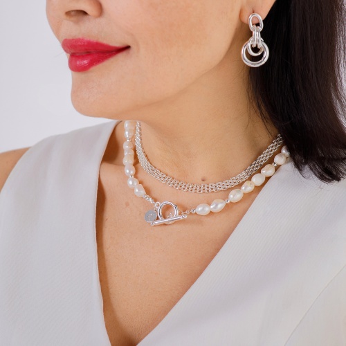 Колье Fiore Luna Chain Сarabiner, BL4509 S фото 4