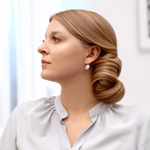 Серьги Fiore Luna AB, A1903.25 BW/S фото 4