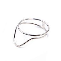 Кольцо Moon Paris, Ringo, "Лаконичность", MR-22.04-169 серебристый, 16,5