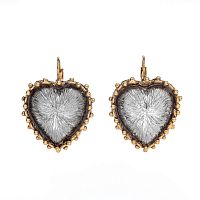 Серьги Celeste G, с сердцем, CS26.1-2052 серебристый