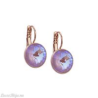 Серьги Fiore Luna Lavender Delite A1903.10 V/RG