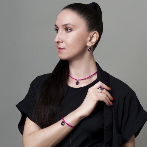 Браслет Fiore Luna Amethyst, C1902.M11 V/S фото 4