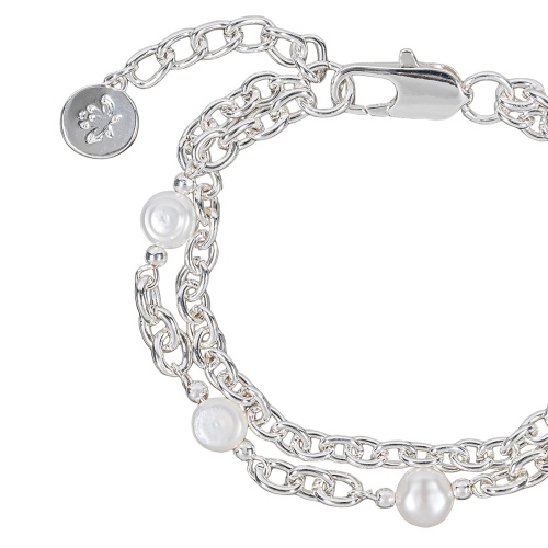 Браслет Fiore Luna Pearle Double Сarabiner, CL4511 S фото 3