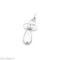 Кулон Malu с цепочкой, Croce M M326/1 BW