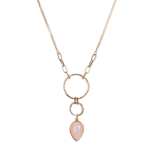 Колье Fiore Luna ROSE QUARTZ, LN3171-4 R/G фото 3