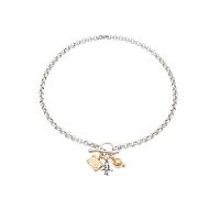 Колье Tucco, Come, fly with me, "Вокруг света", TC26.1-TMC95 серебристый