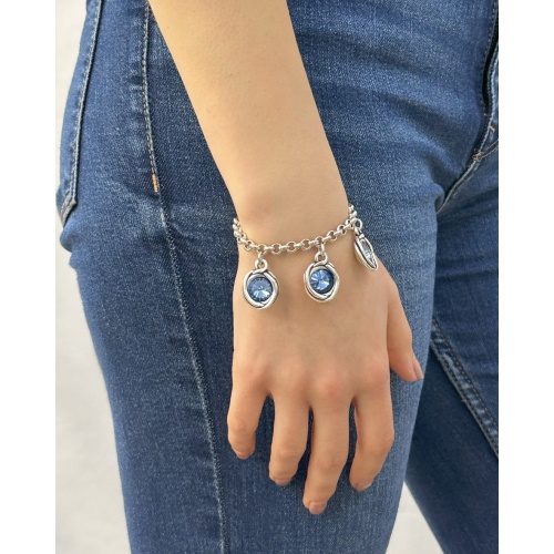 Браслет Tra-la-ra, Tuareg, с кристаллами, TLR25-252P002 синий фото 3