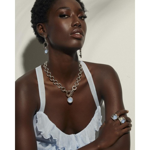 Колье VIDDA, Sweet, с кристаллом Swarovski, VD24.1-01852 синий, 50см фото 2