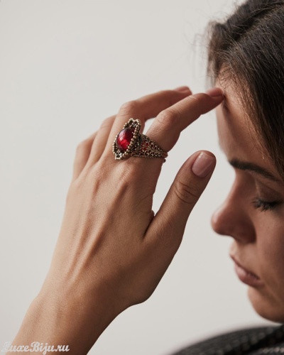 Кольцо Fiore di Firenze AN1154 GRANATO фото 5
