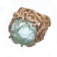 Кольцо Estrosia, с празиолитом, ES-ANM56-3A мятный, 17,5