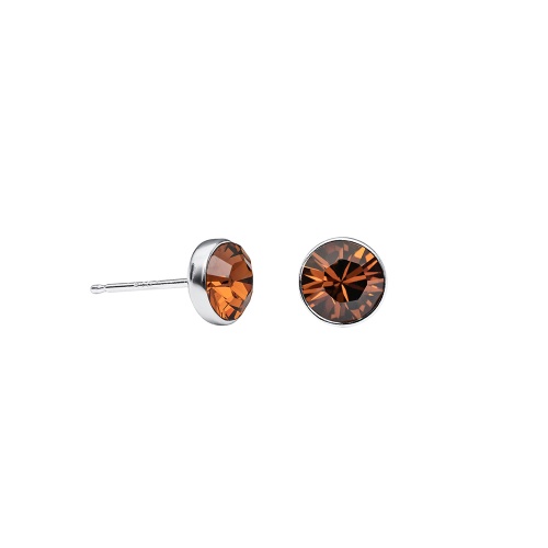 Пусеты Fiore Luna Smoked Topaz, SWE297 ST S