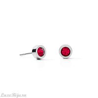 Серьги Coeur de Lion Silver Red, 0228/21-0317
