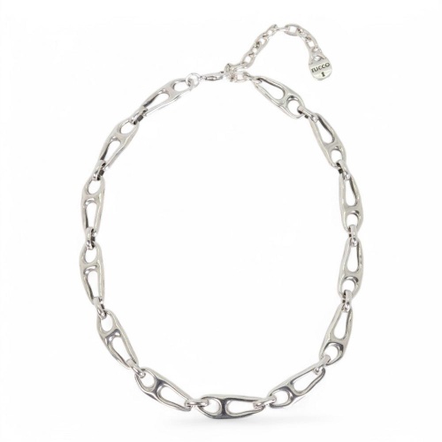 Колье Tucco, Cristina, со звеньями неправльной формы, TC26.1-TMC187 серебристый