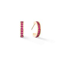 Серьги Coeur de Lion Pink-Gold, 0127/21-0416