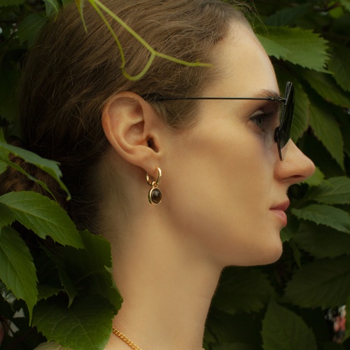 Серьги Fiore Luna TIGER EYE, LE1115 BR/G фото 4