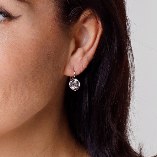 Серьги Fiore Luna Silver Shade, A1911.2 BW/S фото 4