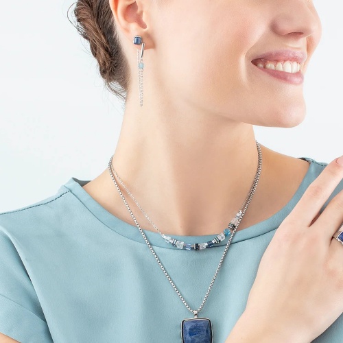 Серьги Coeur de Lion Blue-Silver, 1200/21-0717 фото 6