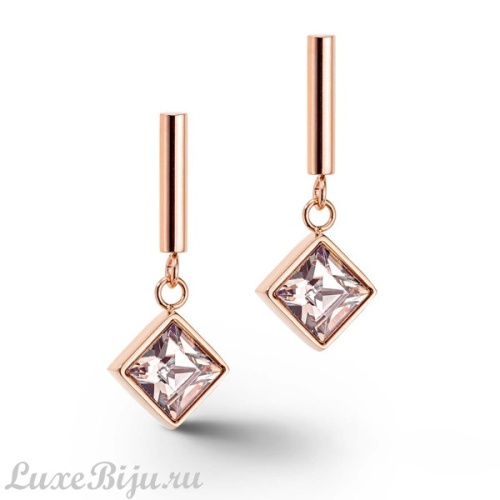 Серьги Coeur de Lion Triangle Multicolour, *5032/21-1500