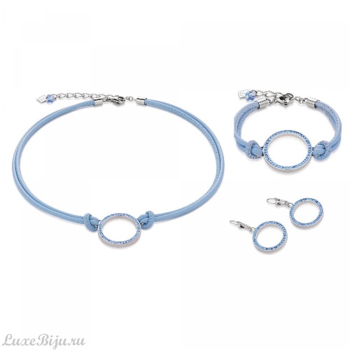 Серьги Coeur de Lion Light Blue 4926/20-0720 фото 2