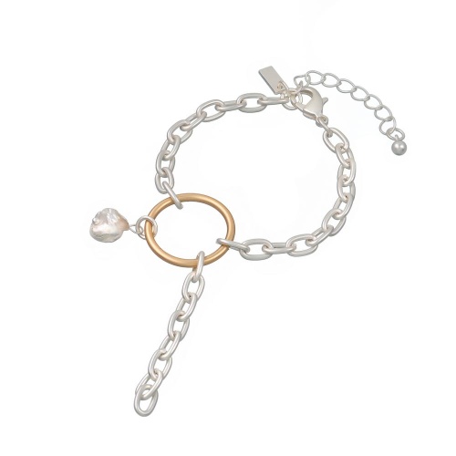 Браслет Dansk Copenhagen, Audrey, с жемчугом, DNSK26.1-7C2601007 серебристый