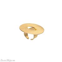 Кольцо Dansk Copenhagen, Alaya, в форме неправильного овала, DNSK25.2-1C2407002 золотистый