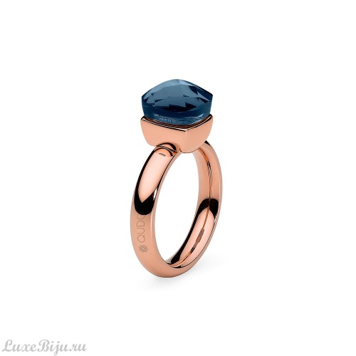 Кольцо Qudo Firenze dark blue 16.5 мм 611070/16.6 BL/RG