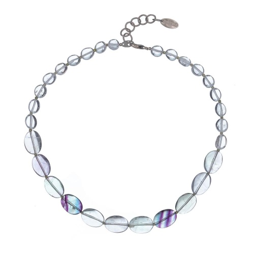 Колье Lanzerotti, Ispirazione, флюорит, амазонит, циркон, LZ-24.10-420 зеленый