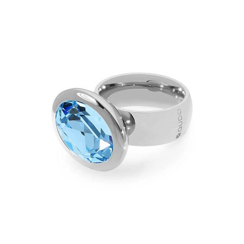 Кольцо Qudo TIVOLA big S aquamarine  19 мм, 632005/19 BL/S фото 6