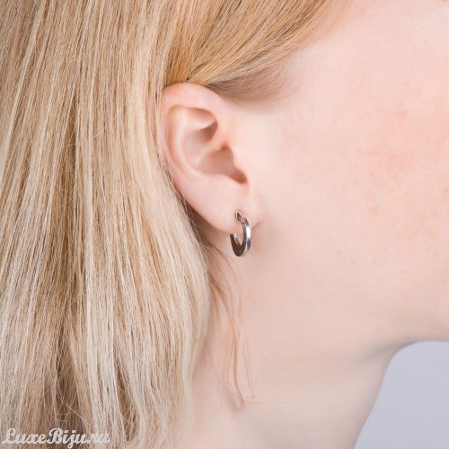 Серьги Ciclon, Ocaso, металл, полукольца с гравировкой, CN-212606 серебристый фото 2