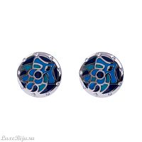 Пусеты Fiore Luna AE01219-1 BL