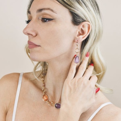 Серьги Boccadamo METALLO E CRISTALLO, XOR731DP фото 2