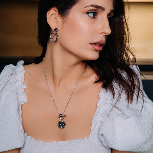 Колье Fiore Luna SSHA, B2110SW-N01.15 BR/S фото 2