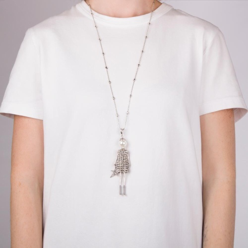 Подвеска Miamelie, кукла Аурели, MiA-2604-CL0712 серебристый фото 7