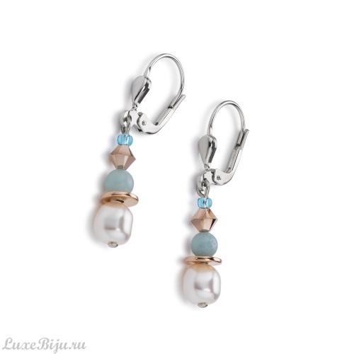 Серьги Coeur de Lion Turquoise 4863/20-0600