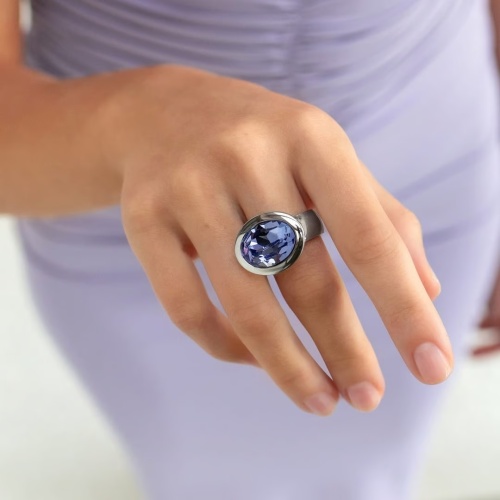 Кольцо Qudo TIVOLA big S royal blue delite  18.5 мм, 651744/18.5 BL/S фото 9