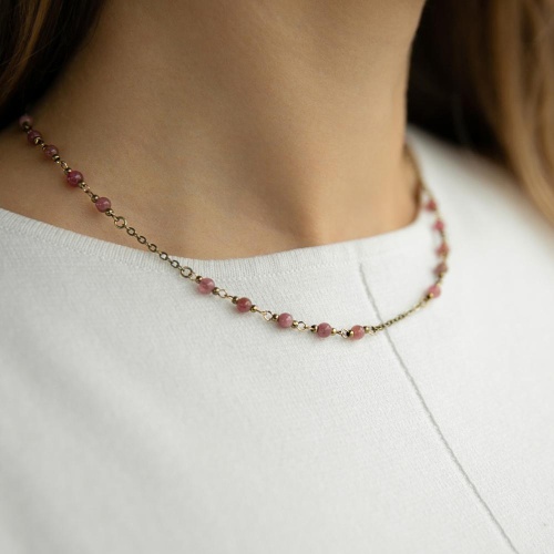 Колье Lanzerotti, Elisir, с турмалином, LZ-25.10-284 розовый фото 3