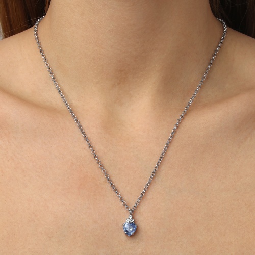 Колье Dyrberg Kern  SPIRA SS LIGHT BLUE, 480003 фото 3