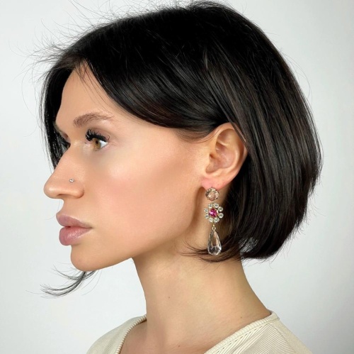 Серьги Moon Paris, Ringo Queen, с кристаллами, MRQ-23.12-095 розовый фото 3