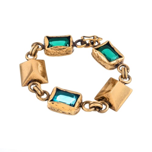 Браслет Thot Gioielli, с рейнстоунами, TG25.1-BRV38 золотистый