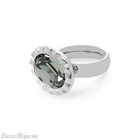 Кольцо Qudo TIVOLA UNICA big (S/P)Black diamond 58, 686532