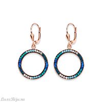 Серьги Coeur de Lion Blue-Turquoise 4957/20-0706