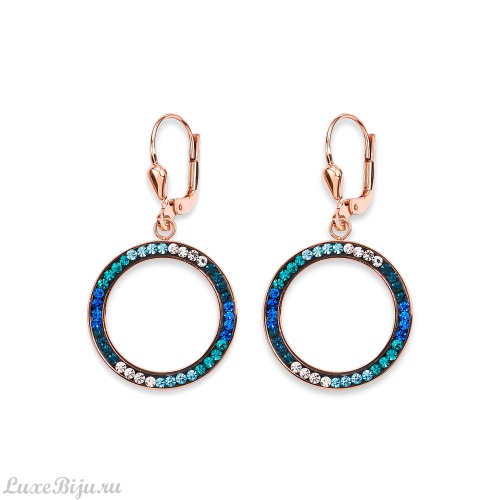 Серьги Coeur de Lion Blue-Turquoise 4957/20-0706