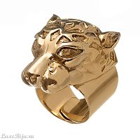 Кольцо Lotta Djossou, разъемное, пантера, LD23-R010 золотистый