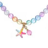 Колье Lanzerotti, Hello babe!, с селенитом и подвеской-морской звездой, LZ-25.07-197 розовый