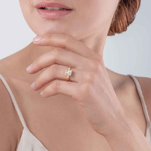 Кольцо Coeur de Lion Kristall-Gold 18 мм, 0500/40-1816 56 фото 2