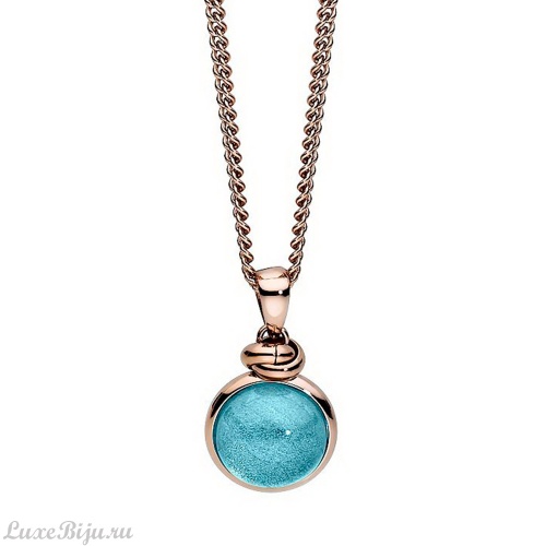 Колье Qudo Caneva Big aqua 216526 BL/RG